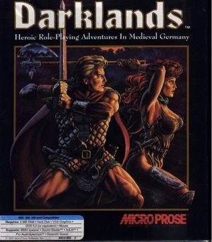 Cover for Darklands.