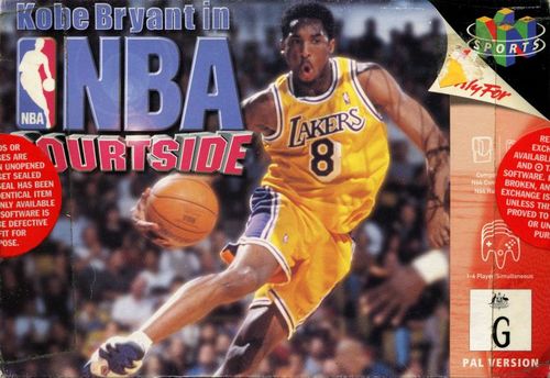 Cover for Kobe Bryant in NBA Courtside.