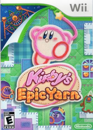 Cover for Kirby's Epic Yarn.