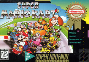 Cover for Super Mario Kart.