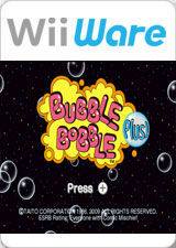 Cover for Bubble Bobble Plus!.
