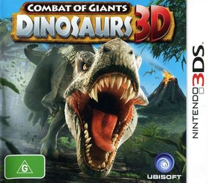 Cover for Combat of Giants: Dinosaurs 3D.