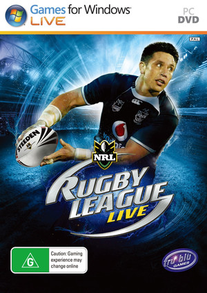 Cover for Rugby League Live.