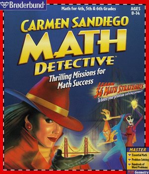 Cover for Carmen Sandiego Math Detective.