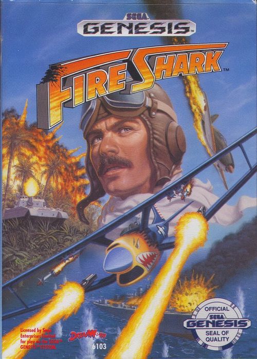 Cover for Fire Shark.
