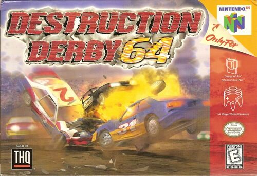 Cover for Destruction Derby 64.