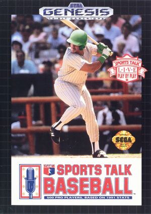 Cover for Sports Talk Baseball.