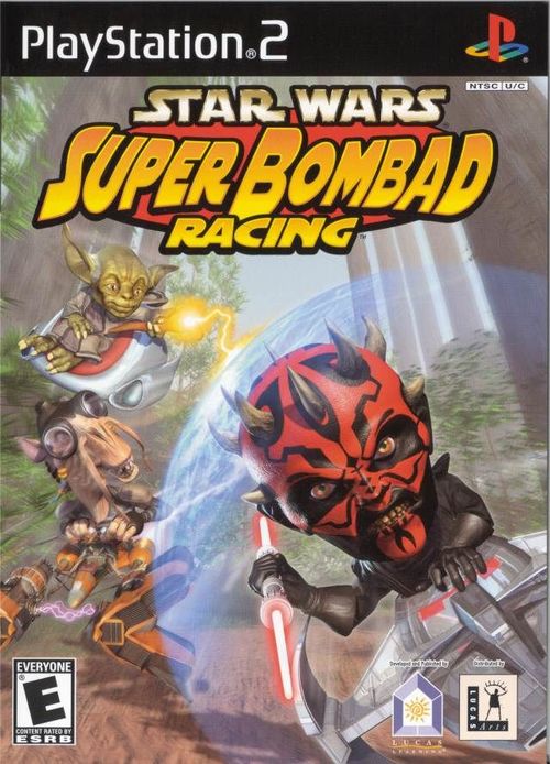 Cover for Star Wars: Super Bombad Racing.