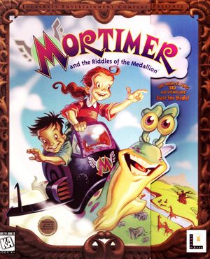 Cover for Mortimer and the Riddles of the Medallion.