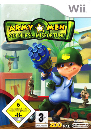 Cover for Army Men: Soldiers of Misfortune.