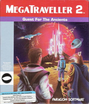 Cover for MegaTraveller 2: Quest for the Ancients.