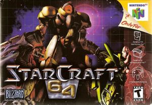 Cover for StarCraft 64.