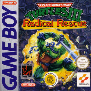 Cover for Teenage Mutant Ninja Turtles III: Radical Rescue.
