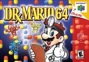 Cover for Dr. Mario 64.