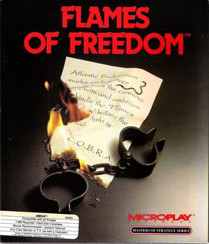Cover for Flames of Freedom.