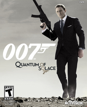 Cover for 007: Quantum of Solace.