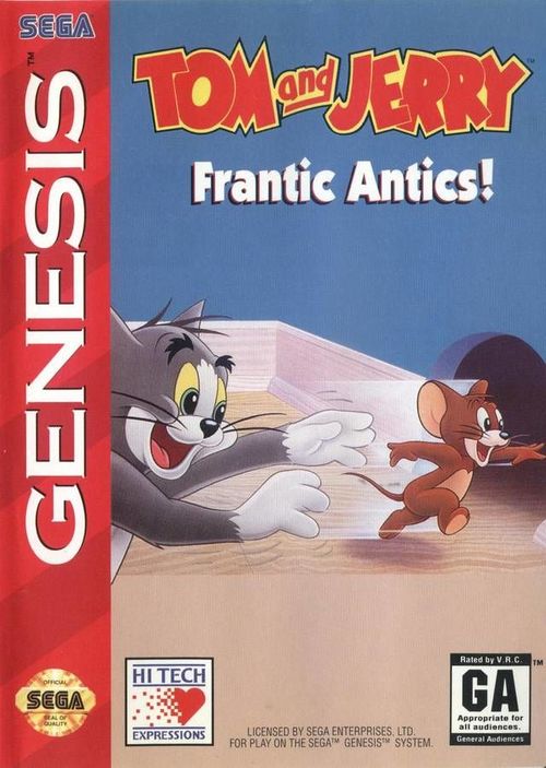 Cover for Tom and Jerry: Frantic Antics.