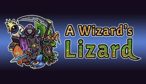 Cover for A Wizard's Lizard.