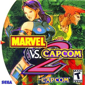 Cover for Marvel vs. Capcom 2: New Age of Heroes.