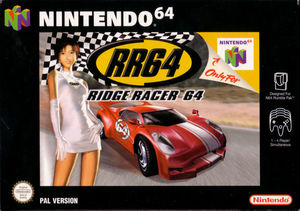 Cover for Ridge Racer 64.