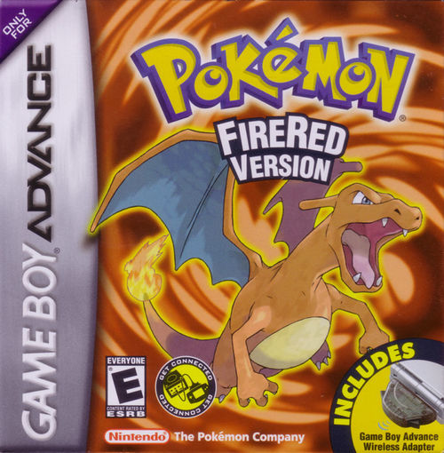 Cover for Pokémon FireRed.