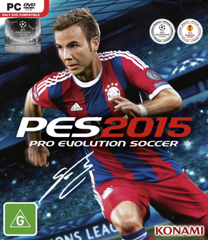 Cover for Pro Evolution Soccer 2015.