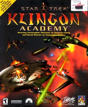 Cover for Star Trek: Klingon Academy.