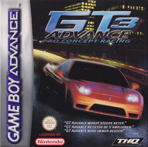 Cover for GT Advance 3: Pro Concept Racing.
