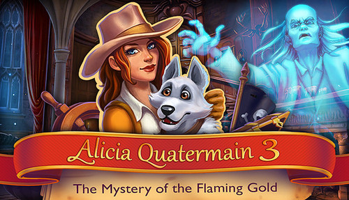 Cover for Alicia Quatermain 3: The Mystery of the Flaming Gold.