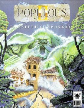 Cover for Populous II: Trials of the Olympian Gods.
