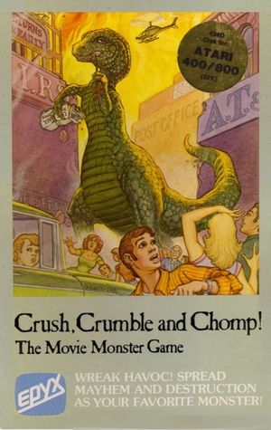 Cover for Crush, Crumble and Chomp!.