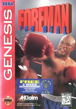 Cover for Foreman For Real.