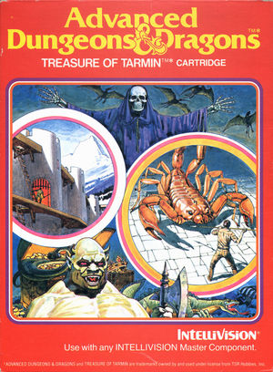 Cover for Advanced Dungeons & Dragons: Treasure of Tarmin.