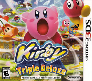Cover for Kirby: Triple Deluxe.