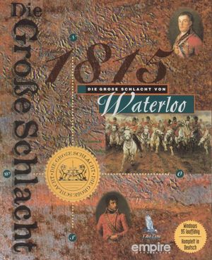 Cover for Battleground 3: Waterloo.