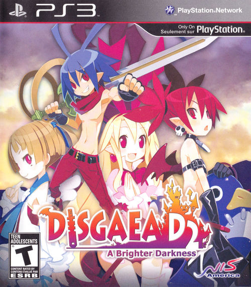 Cover for Disgaea D2: A Brighter Darkness.