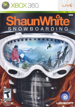 Cover for Shaun White Snowboarding.