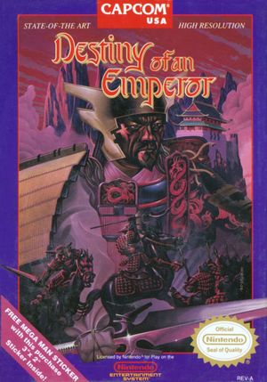 Cover for Destiny of an Emperor.