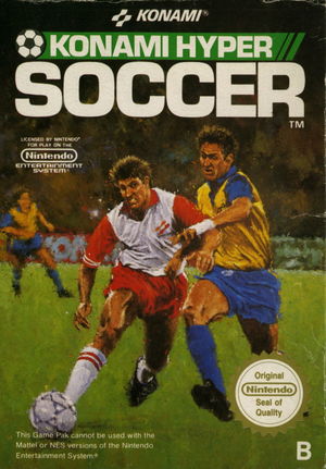Cover for Konami Hyper Soccer.