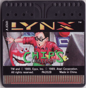 Cover for Chip's Challenge.