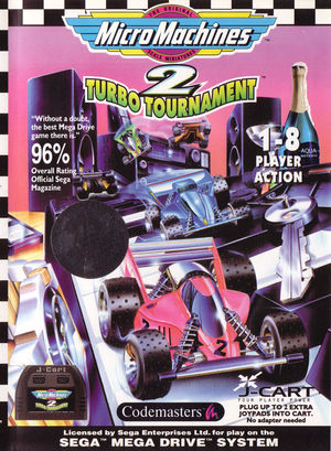 Cover for Micro Machines 2: Turbo Tournament.