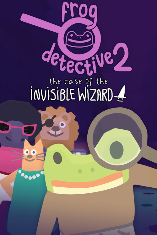 Cover for Frog Detective 2: The Case of the Invisible Wizard.