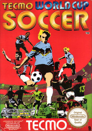 Cover for Tecmo World Cup Soccer.