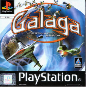 Cover for Galaga: Destination Earth.