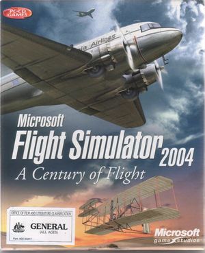 Cover for Flight Simulator 2004: A Century of Flight.
