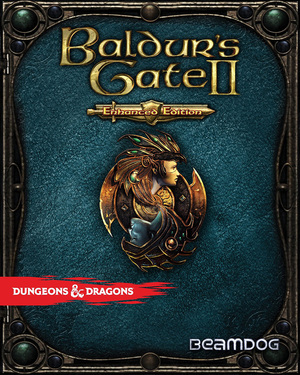 Cover for Baldur's Gate II: Enhanced Edition.