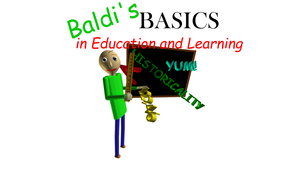 Cover for Baldi's Basics in Education and Learning.