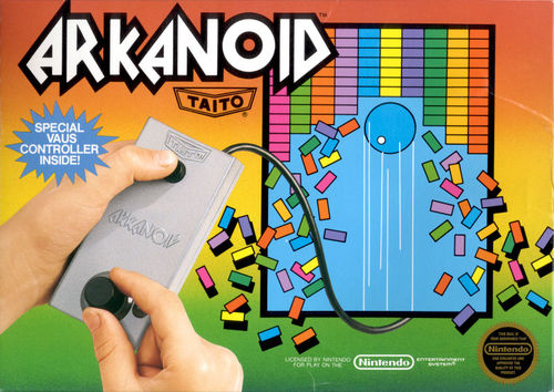 Cover for Arkanoid.