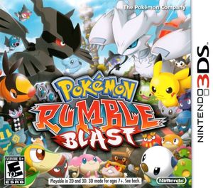 Cover for Pokémon Rumble Blast.
