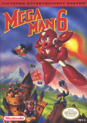 Cover for Mega Man 6.